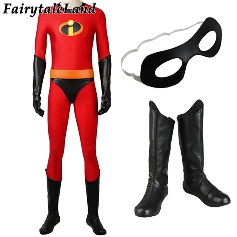 Mr Incredible Bob Parr Cosplay Costume Superhero Halloween Costumes