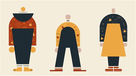 Character Design With Geometric Shapes On Behance