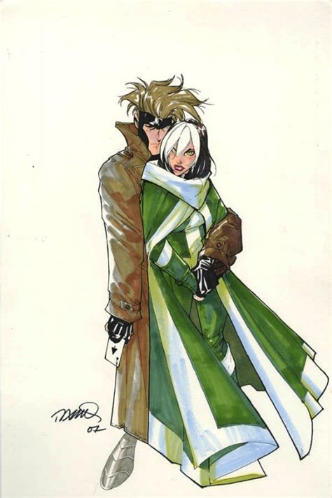 Gambit And Rogue By Humberto Ramos In Leonard Richmans X Men And X Ladies