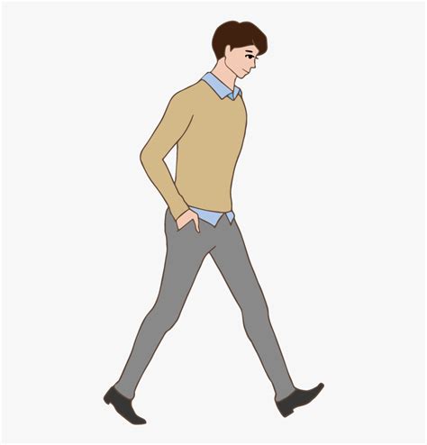 Person Walking Cartoon
