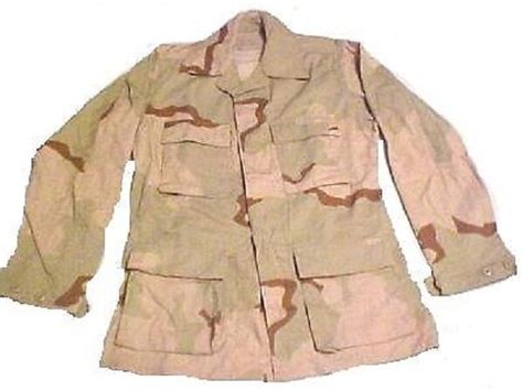 Us Army 3 Color Desert Dcu Combat Uniform Bdu Coat Jacket Jacke Ms