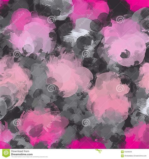Pink And Gray Brush Strokes Background Vector Version