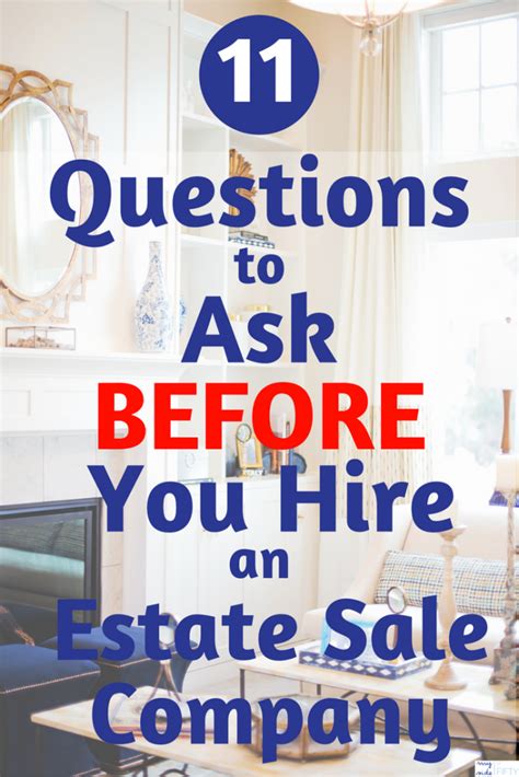 11 Questions To Ask Before You Hire An Estate Sale Company My Side Of 50