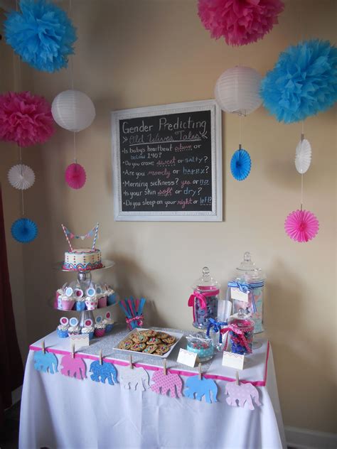 Gender Reveal Party I Like This Its Simple And Cute Baby Gender