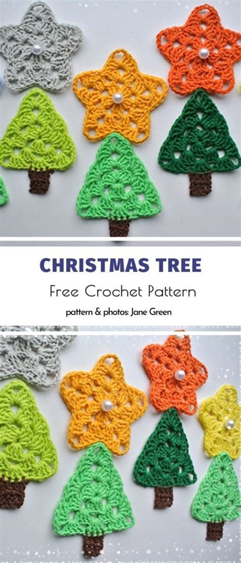 Sweet Christmas Appliques Ideas And Free Crochet Patterns