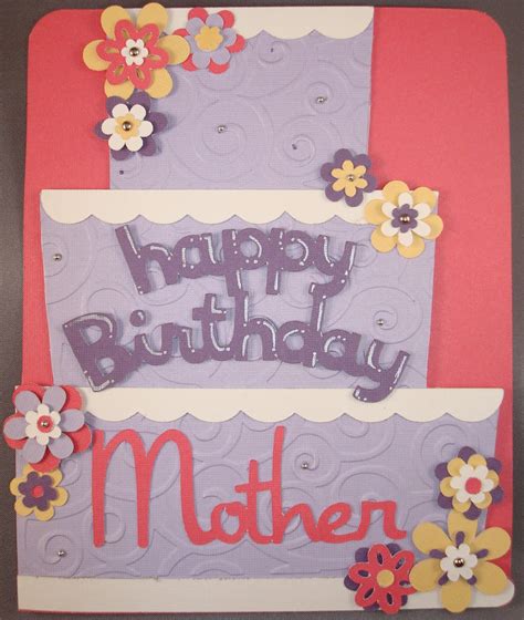 We have a beautiful collection of birthday cards for kids as well that features cupcakes, macaroni, and traditionally frosted marvel. Handmade With Love: Happy Birthday Mother!