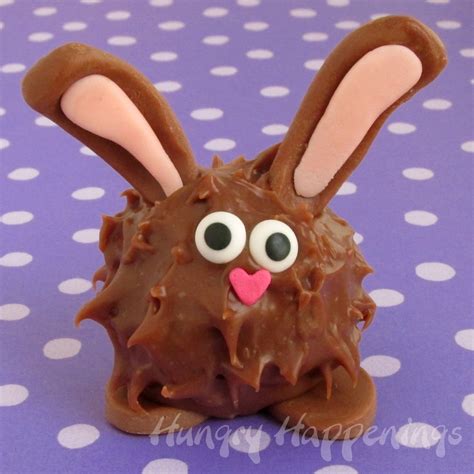 Peanut Butter Fudge Filled Chocolate Easter Bunnies