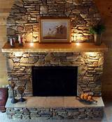 How To Stone A Fireplace Photos