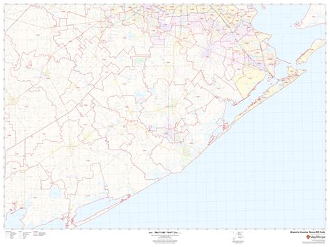 Brazoria County Tx Zip Code Map