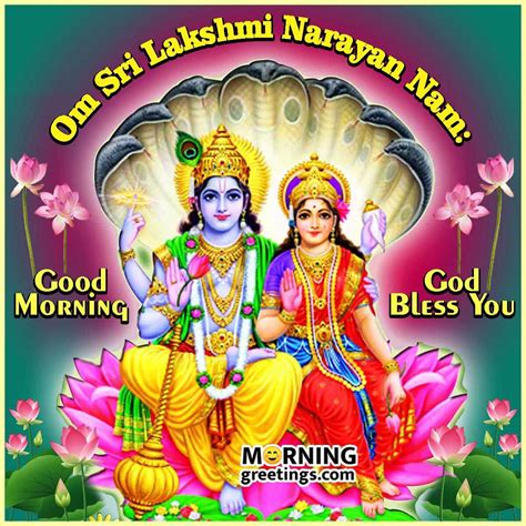 20 Morning Blessings Of Lord Vishnu Morning Greetings Morning