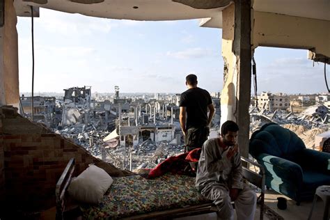 In Torn Gaza If Roof Stands Its Now Home The New York Times