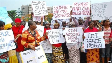 Women Protesters Have Marched Through The Nigerian Capital Abuja To Press For The Release Of