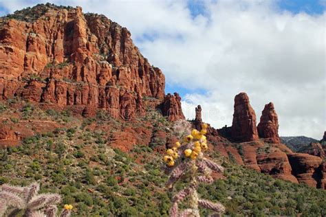 Red Rocks Of Sedona Arizona On A Sunny Day Stock Image Image Of