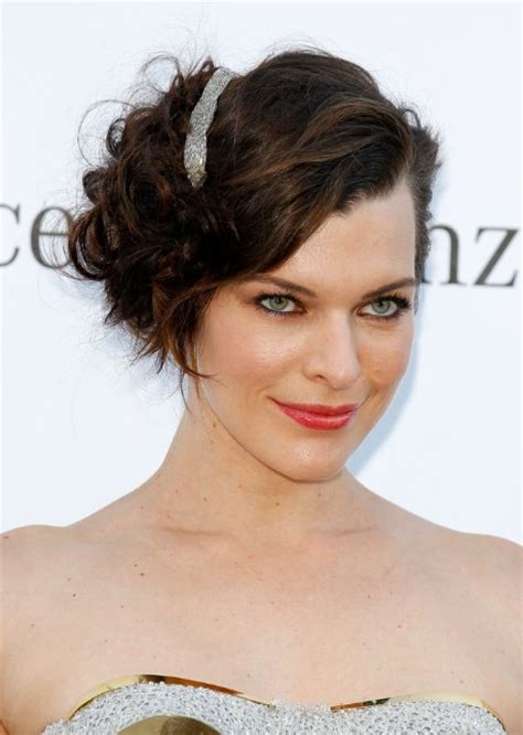Milla Jovovich Curly Bob Hairstyle 2013 Hairstyles Weekly