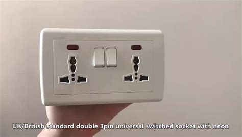 Bs Uk 14686 Type 2 Gang 13a Outlet 250v Universal Multifunctional