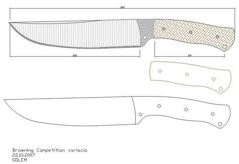 {¿precisas una plantillas para cuchillos artesanales de calidad y a un precio económico? Plantillas para hacer cuchillos | Fabricação de facas ...