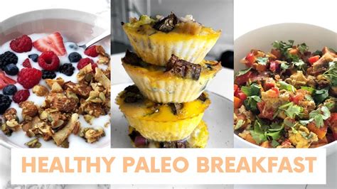 3 Healthy Paleo Breakfast Recipes Gluten And Dairy Free The Busy