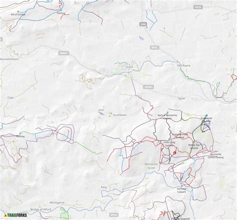 Bennachie 17225 Trail Map 