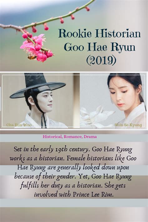 His kprofile and aroha wiki page. Drama: Rookie Historian Goo Hae Ryun Country: South Korea ...