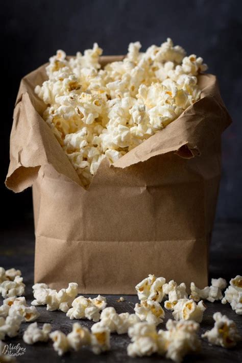 How To Make Microwave Popcorn In A Paper Bag Midgetmomma