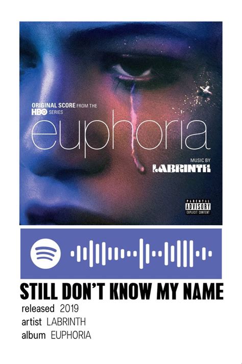 A Poster With The Words Euphora And An Image Of A Womans Face