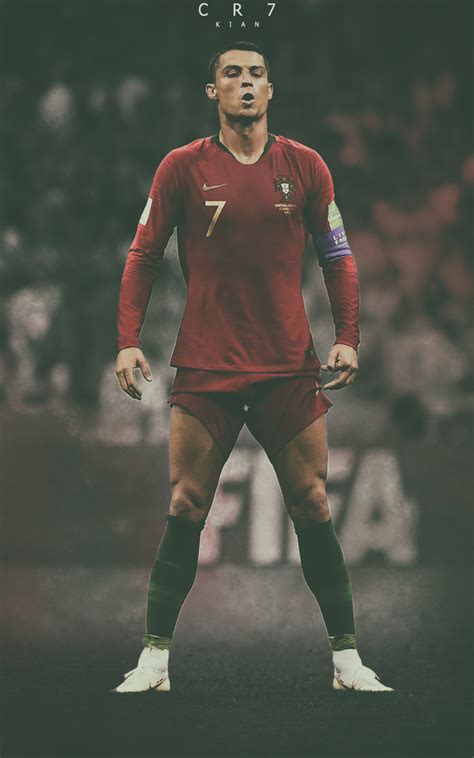 Papel De Parede Cristiano Ronaldo Portugal Objetivo 960x1536