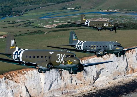 D Day Squadron Historic Airplanes Journey From Us To Normandy For 75th