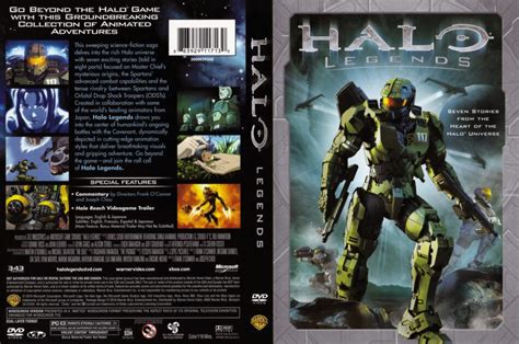 Halo Legends Anime Dvd Cd Cover Dvd Cover Front Cover