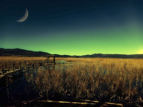 Lake Moon Moonlight Free Photo On Pixabay