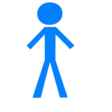 Blue Stick Man Png Svg Clip Art For Web Download Clip Art Png Icon Arts