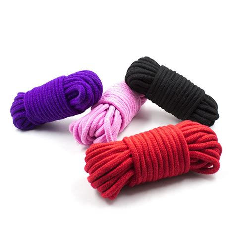 Length 10m Japanese Shibari Kinbaku Rope Bondage Restraints Gear Art Ropes Sex Toys For Couples