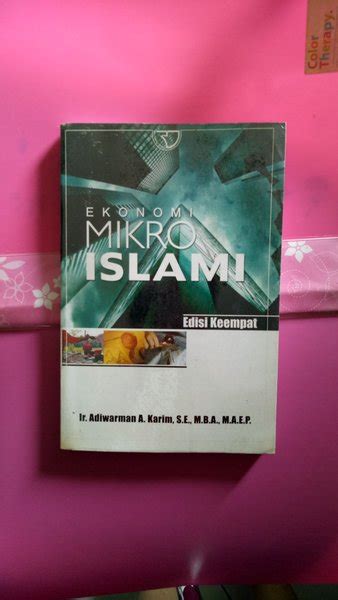 Jual Buku Ekonomi Mikro Islami Adiwarwan Karim Di Lapak Deciocolata
