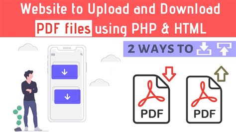Create A Website To Upload View And Download Pdf Files Using Php