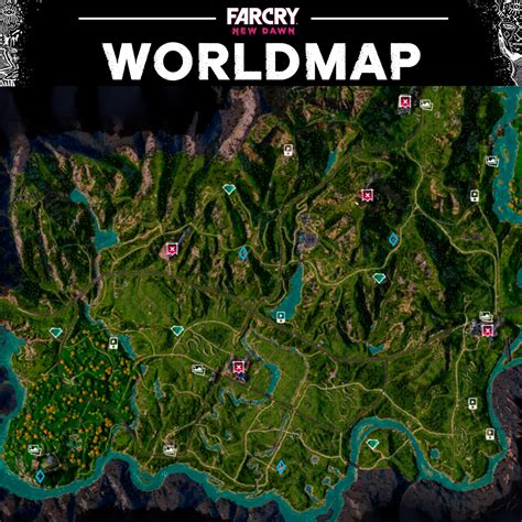 Far Cry 4 World Map Map