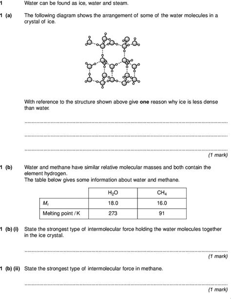January QP Unit AQA Chemistry A Level Question