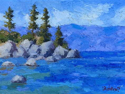 Lake Tahoe Painting At Explore Collection Of Lake