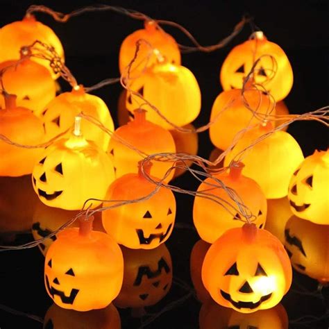 20 Extra Large Halloween Pumpkin Led Fairy Lights Perfect Decoration