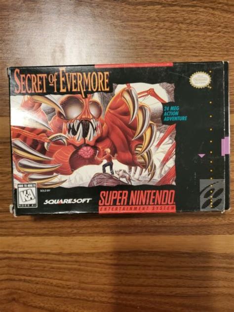 Secret Of Evermore Super Nintendo Entertainment System 1995 For Sale