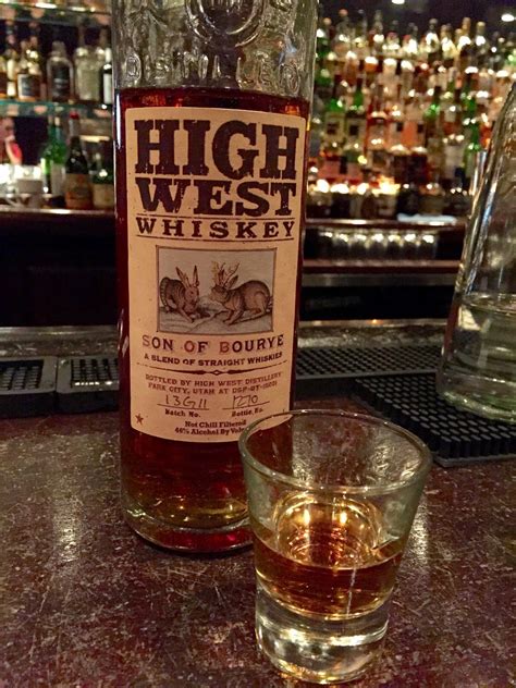 Bite And Booze High West Whiskey Son Of Bourye Whiskey Wednesday