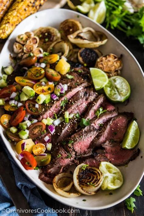 Pineapple Marinated Flank Steak Omnivores Cookbook