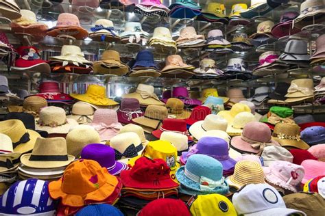 The Hat Stall In Market Editorial Image Image Of Medina 62596375