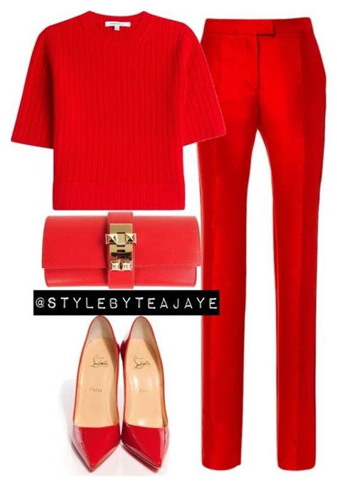ideas de outfit elegante color clave el rojo ️ fashion chic outfits fashion outfits