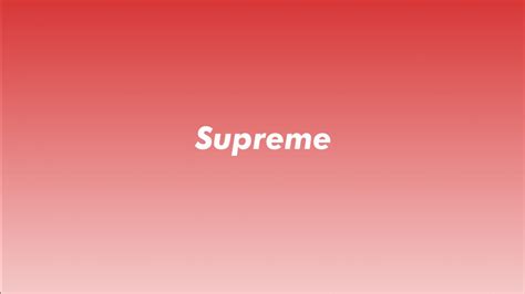 Supreme Logo Light Red Shades Background Hd Supreme Wallpapers Hd