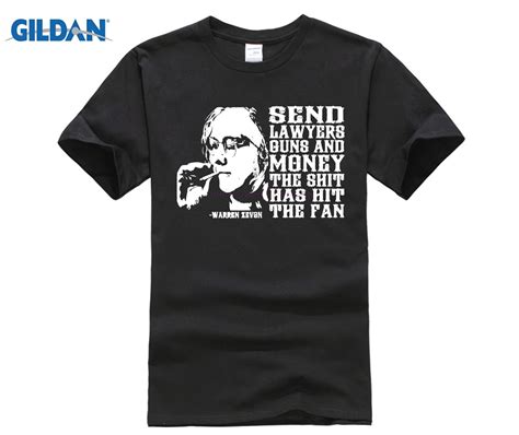 Warren Zevon Send Lawyers Guns And Money Shirts In T Shirts From Mens