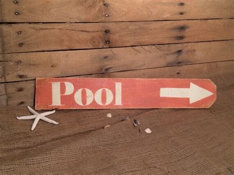 Pool Signs Pool Decor Swimming Pool Signs Wooden Sign Great