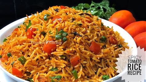 Simple And Spicy Tomato Rice Recipe How To Make Tomato Rice Tamatar