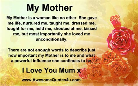 I Love You Mom Quotes Quotesgram
