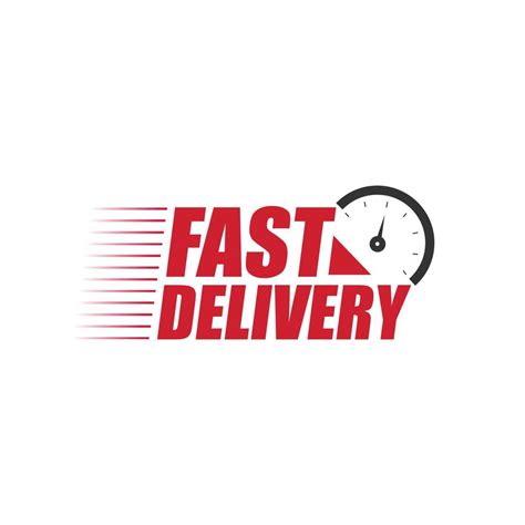 Fast Delivery Vector Icon With A Watch Or Timer Icon Fast Delivery