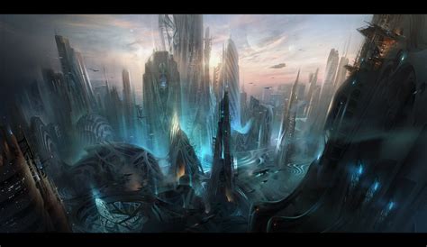 Sci Fi City By Ivanlaliashvili On Deviantart