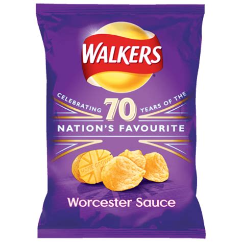 Walkers Worcester Sauce Crisps Brits R Us